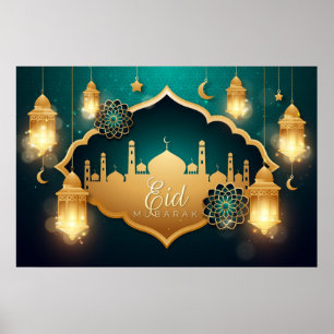 Póster Eid Mubarak