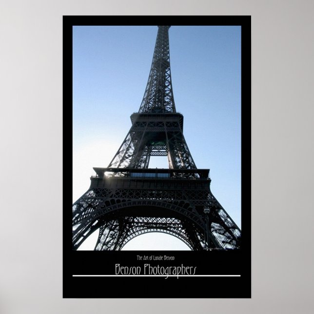 Póster Eifel Tower-Paris, France (Frente)
