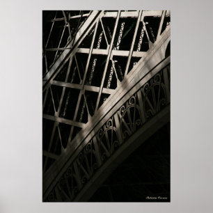 Póster Eiffel en sombra