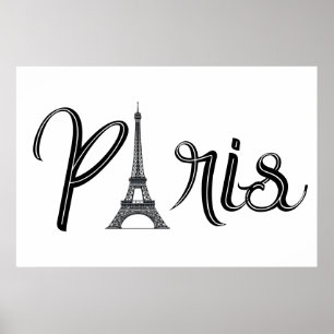 PÓSTER EIFFEL TOWER PARIS