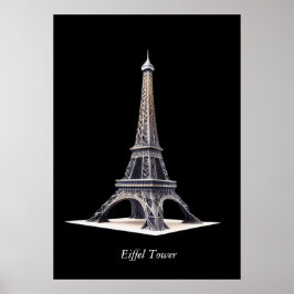 Póster Eiffel Tower Paris