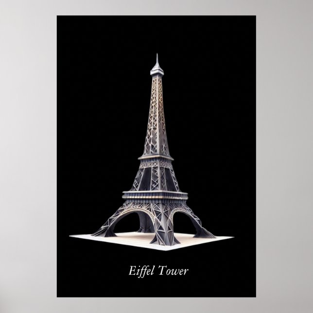 Póster Eiffel Tower Paris (Frente)