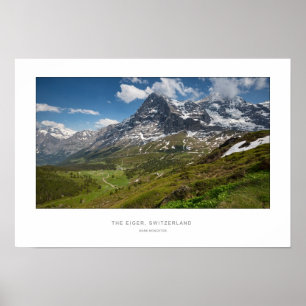 Póster Eiger, Suiza - Muro
