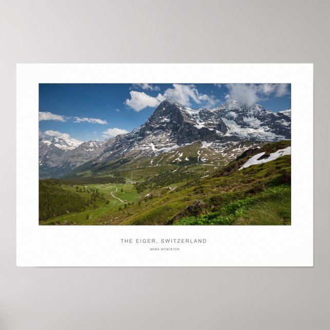 Póster Eiger, Suiza - Muro (Frente)