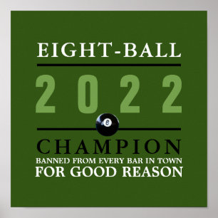 Póster Eight Ball Champion