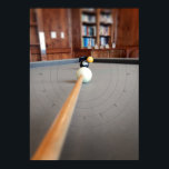 Póster Eight Ball Corner Pocket<br><div class="desc">With a sliver of daylight between the nine ball and the rail, this is for the win. Eight ball, corner pocket.</div>