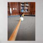 Póster Eight Ball Corner Pocket<br><div class="desc">With a sliver of daylight between the nine ball and the rail,  this is for the win. Eight ball,  corner pocket.</div>