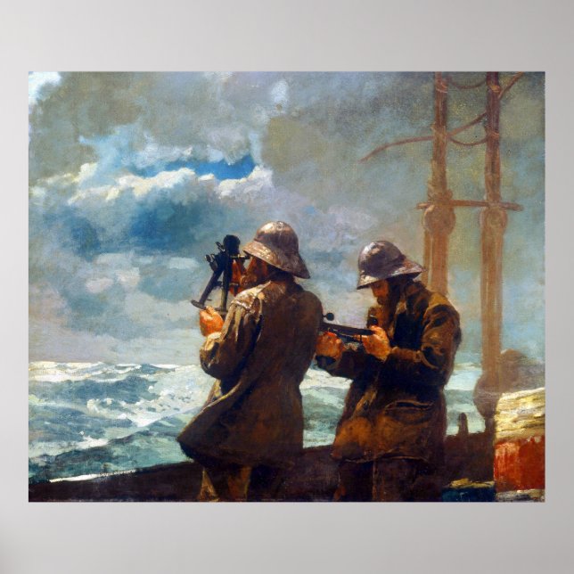 Póster Eight Bells Winslow Homer 1886 (Frente)
