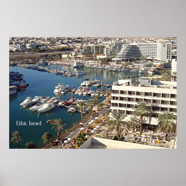 Póster Eilat, Israel (Frente)