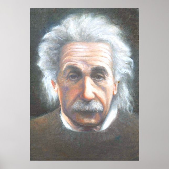 Póster Einstein by Carol Broderick (me mum) (Frente)