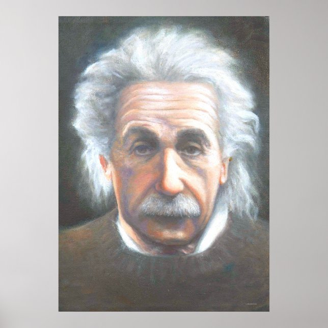 Póster Einstein by Carol Broderick, science, painting (Frente)