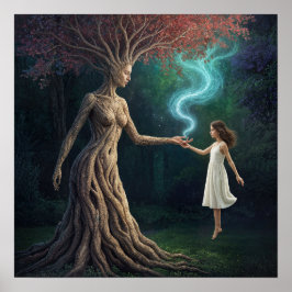 Póster "Eirene’s Woodland Crossing” – A Surreal Reality