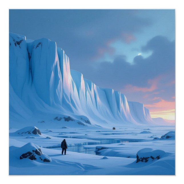 Póster „Eismauer – Das Ende der bekannten Welt“ (Anverso)