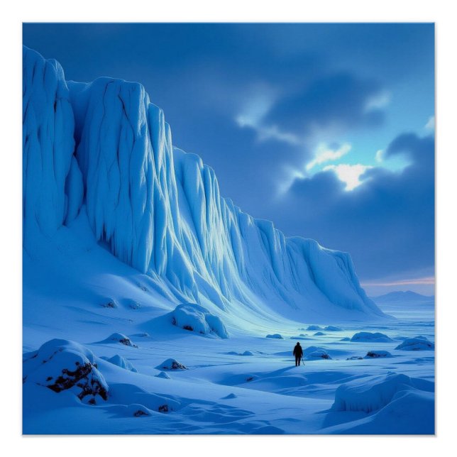 Póster „Eismauer – Das Ende der bekannten Welt“ (Anverso)