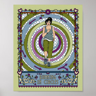 Póster Ejecución en el Poster Circles_A_8x10