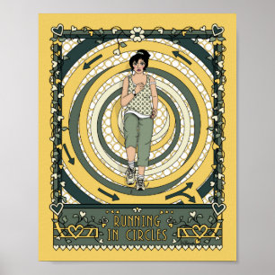 Póster Ejecución en el Poster Circles_C_8x10