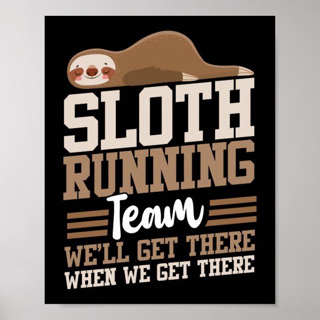 Póster Ejecutando el equipo de Slots Running Llegaremos a (Frente)