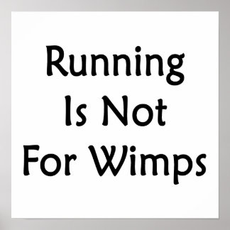 Póster Ejecutar no es para Wimps