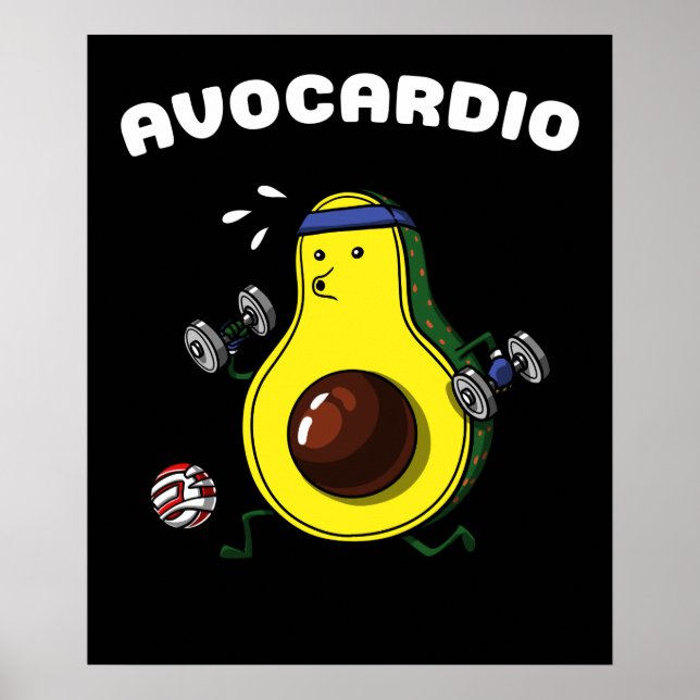 Póster Ejercicio de entrenamiento cardiovascular en aguac (Frente)