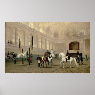 Póster Ejercicio de la mañana en el Hofreitschule