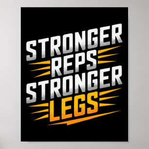 Póster Ejercicio De Prensa Leg Construcción De Cuerpo Fit