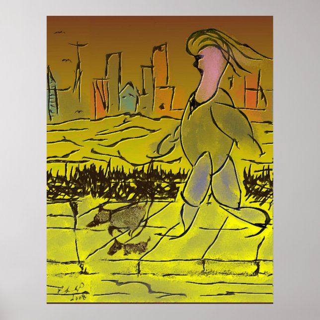 Póster Ejercicio del ser humano (Frente)