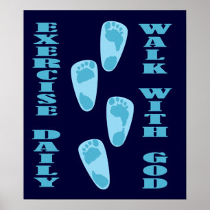 Póster Ejercicio - paseo con dios (11:28 de Matt - 30