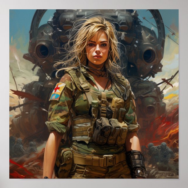 Póster Ejército 24 - Inspirador Poster para entusiasta mi (Frente)