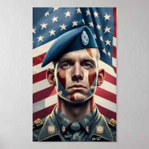 Póster Ejército de EE. UU. para la celebración del Día de