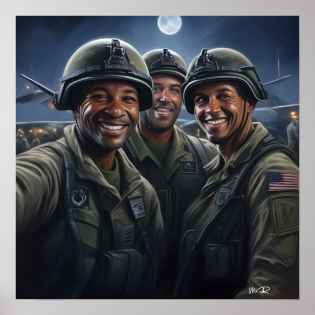 Póster Ejército de EE. UU. para la celebración del Día de (Frente)