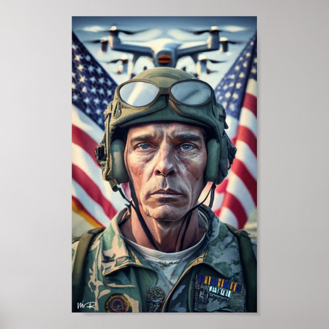Póster Ejército de EE. UU. para la celebración del Día de (Frente)