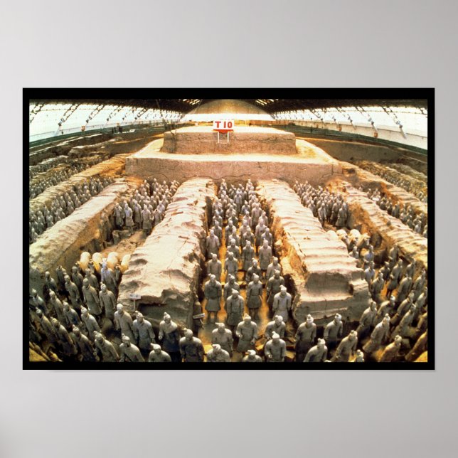 Póster Ejército de Terracota, dinastía Qin, 210 a. C. (Frente)