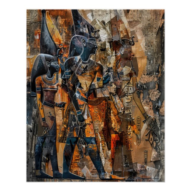 Póster Ejército del faraón en Egipto (Anverso)