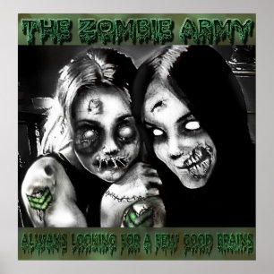 Póster Ejército del zombi