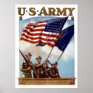 Póster Ejército -- Guarda de los colores