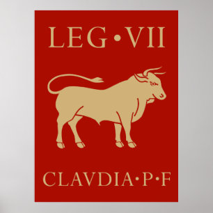 Póster Ejército Imperial Romano - Legio VII Claudia