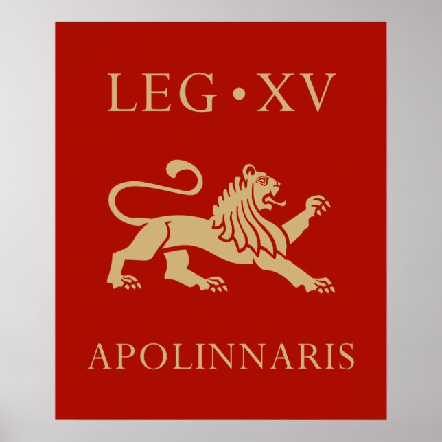 Póster Ejército Imperial Romano - Legio XV Apollinaris (Frente)