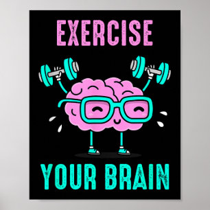 Póster Ejerza Tu Cerebro Formar Tu Gráfica De Gráfica Gra