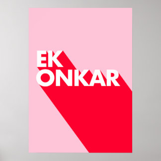 Póster Ek Onkar Contemporary Design Poster