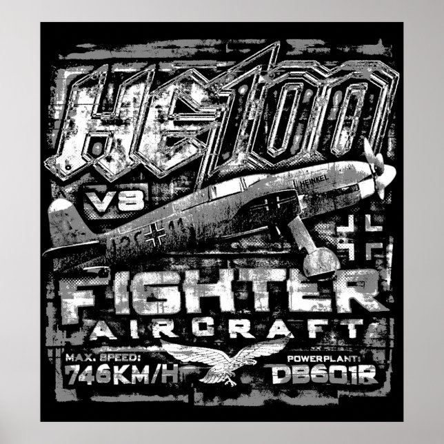 Póster Él 100 V8 (Frente)