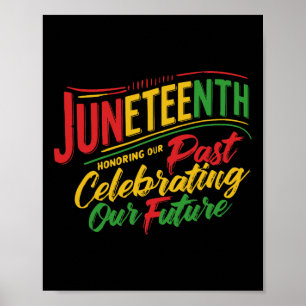 Póster El 10 de Junio, un negro honrando el pasado celebr
