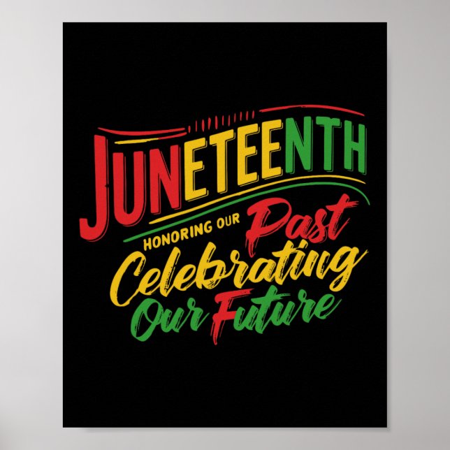 Póster El 10 de Junio, un negro honrando el pasado celebr (Frente)