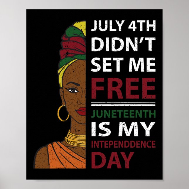 Póster El 11 de junio es mi Día de la Independencia (Frente)