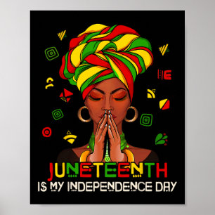 Póster El 11 de junio es mi Día de la Independencia Afro
