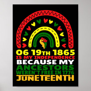 Póster El 11 de junio es mi Día de la Independencia Lluvi