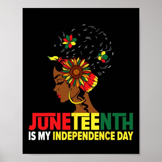 Póster El 11 De Junio Es Mi Día De La Independencia Para  (Frente)