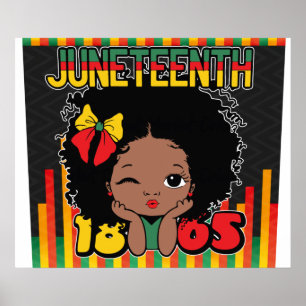 Póster El 11 de junio se celebra la libertad de los negro