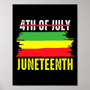 Póster El 12 de junio africano es mi día de la independen