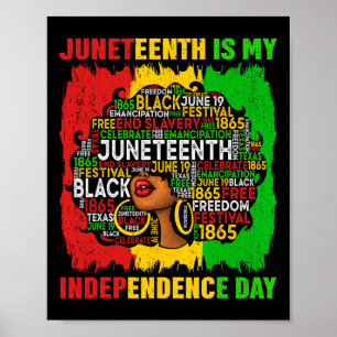 Póster El 12 de junio, la Reina Afro es mi Día de la Inde