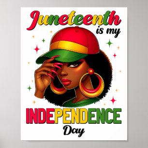 Póster El 18 De Junio De 1865 Es Mi Día De Independencia